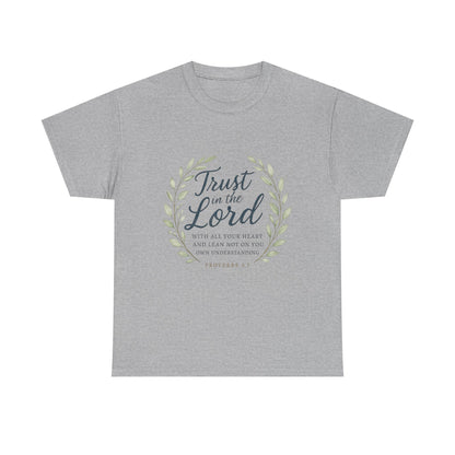 " Trust in the Lord" - Faith-Inspired Unisex Tee - Comfortable Cotton Shirt, Everyday Wear