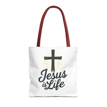 Inspirational Jesus Tote Bag - Faith-Based Carry All