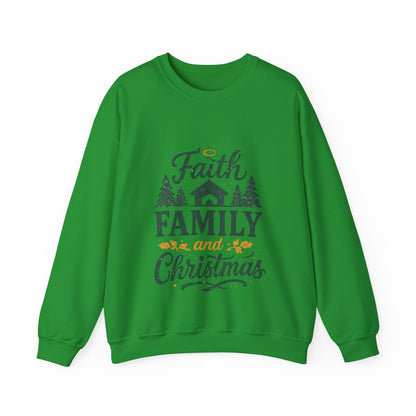Faith Family Christmas Sweatshirt
