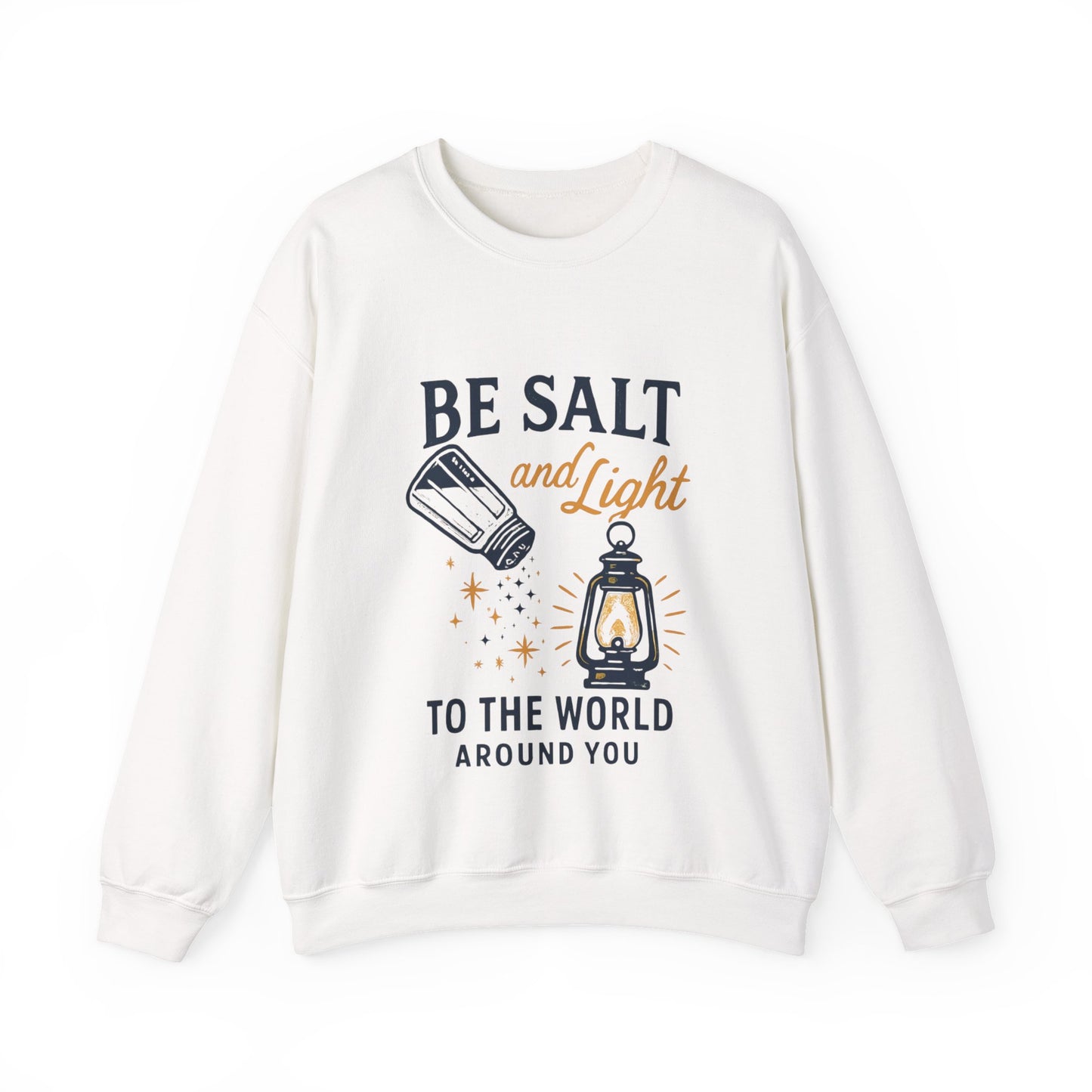 "Be Salt and Light to the World" - Unisex Heavy Blend™ Crewneck Sweatshirt