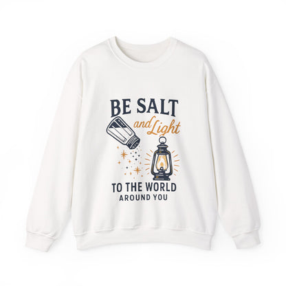 "Be Salt and Light to the World" - Unisex Heavy Blend™ Crewneck Sweatshirt