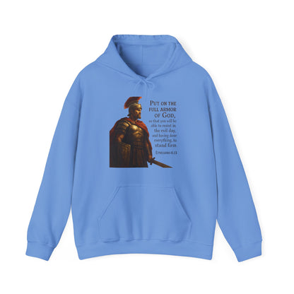 "Put on the full armor of God" - Christian Hoodie - Unisex Sweatshirt