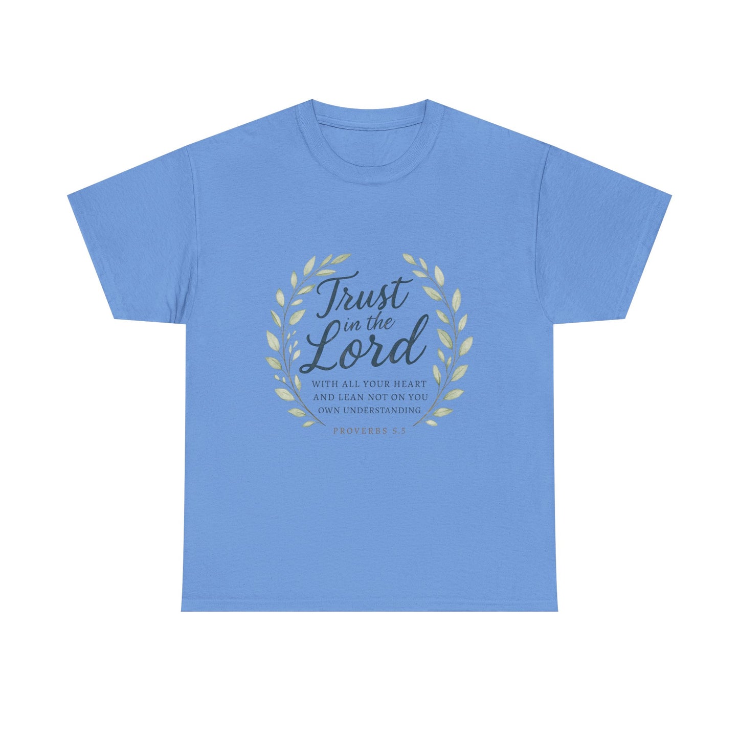 " Trust in the Lord" - Faith-Inspired Unisex Tee - Comfortable Cotton Shirt, Everyday Wear