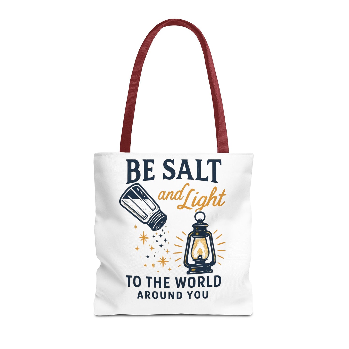 "Be Salt and Light" - Inspirational Tote Bag- Eco-Friendly Canvas, Perfect Gift for Graduations, Birthdays, or Everyday Use