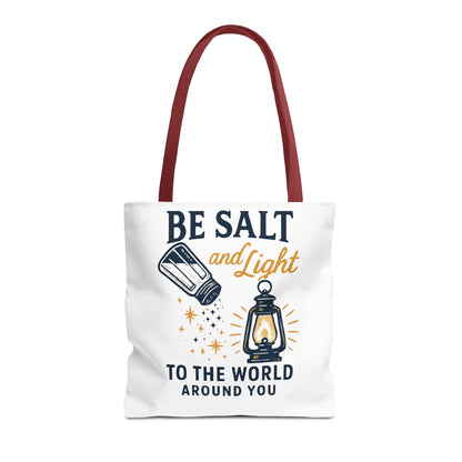 "Be Salt and Light" - Inspirational Tote Bag- Eco-Friendly Canvas, Perfect Gift for Graduations, Birthdays, or Everyday Use
