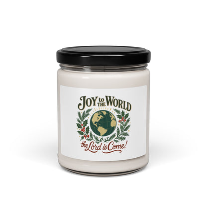 "Joy to the World" - Scented Soy Candle, Christmas Gift, Home Fragrance, Holiday Decor, Eco-Friendly Candle, Relaxation Gift