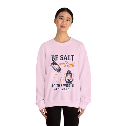 "Be Salt and Light to the World" - Unisex Heavy Blend™ Crewneck Sweatshirt