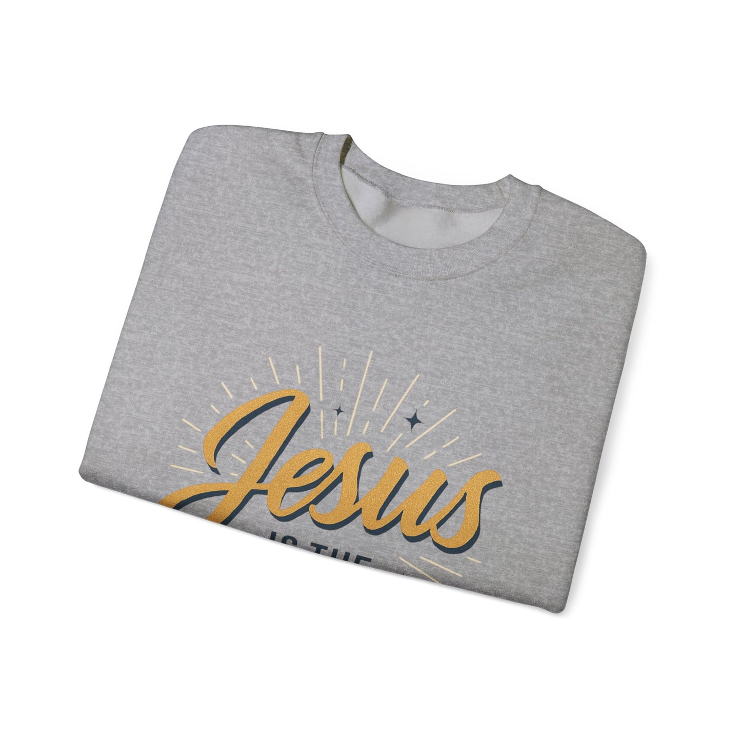 "Jesus is the Greatest Gift" - Crewneck Sweatshirt - Unisex Christian Apparel