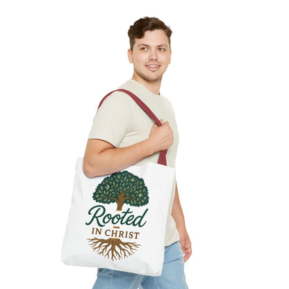 Rooted in Christ Tote Bag - Inspirational Gift for Faith Lovers, Christian Tote, Eco-Friendly Carryall, Stylish Church Accessory, [...]