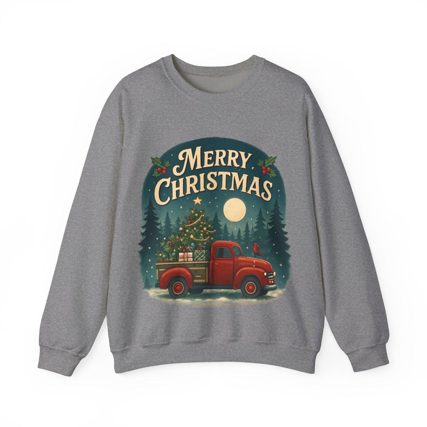 Merry Christmas Truck Sweatshirt