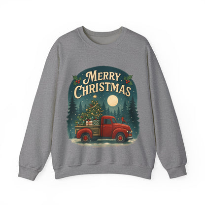 Merry Christmas Truck Sweatshirt