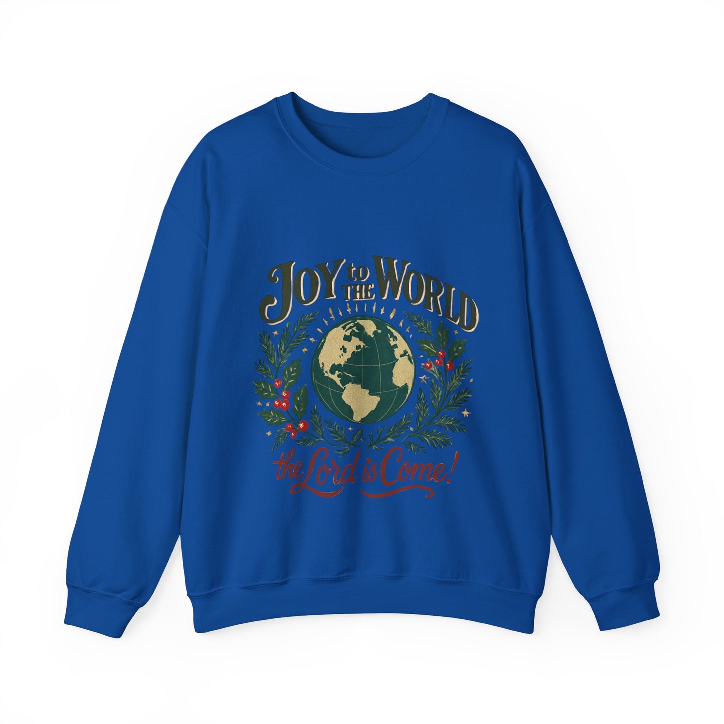 "Joy to the World, the Lord is Come" - Unisex Heavy Blend™ Crewneck Sweatshirt