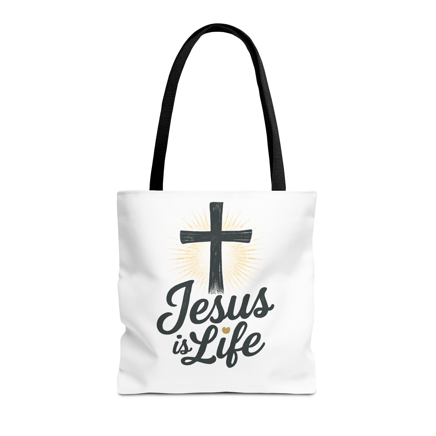 Inspirational Jesus Tote Bag - Faith-Based Carry All