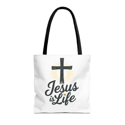Inspirational Jesus Tote Bag - Faith-Based Carry All