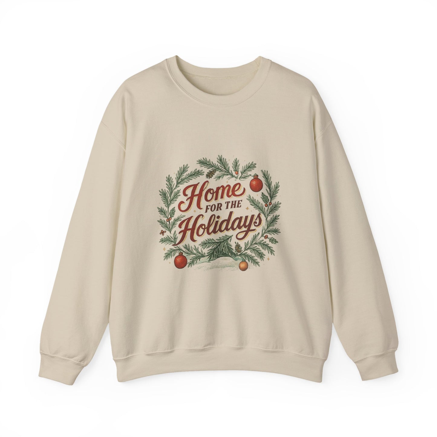 "Home for the Holidays" Heavy Blend™ Crewneck Sweatshirt