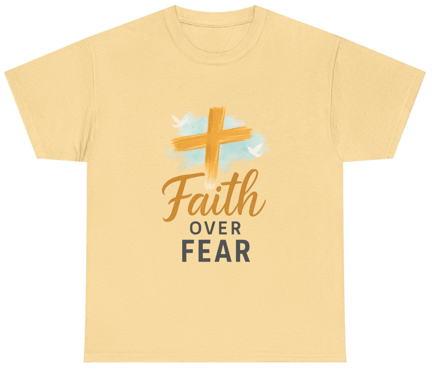 Faith Over Fear Unisex Heavy Cotton Tee