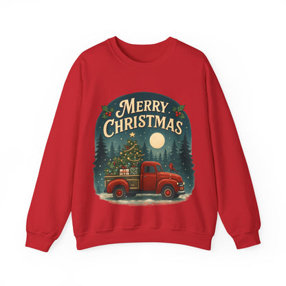 Merry Christmas Truck Sweatshirt