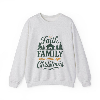 Faith Family Christmas Sweatshirt