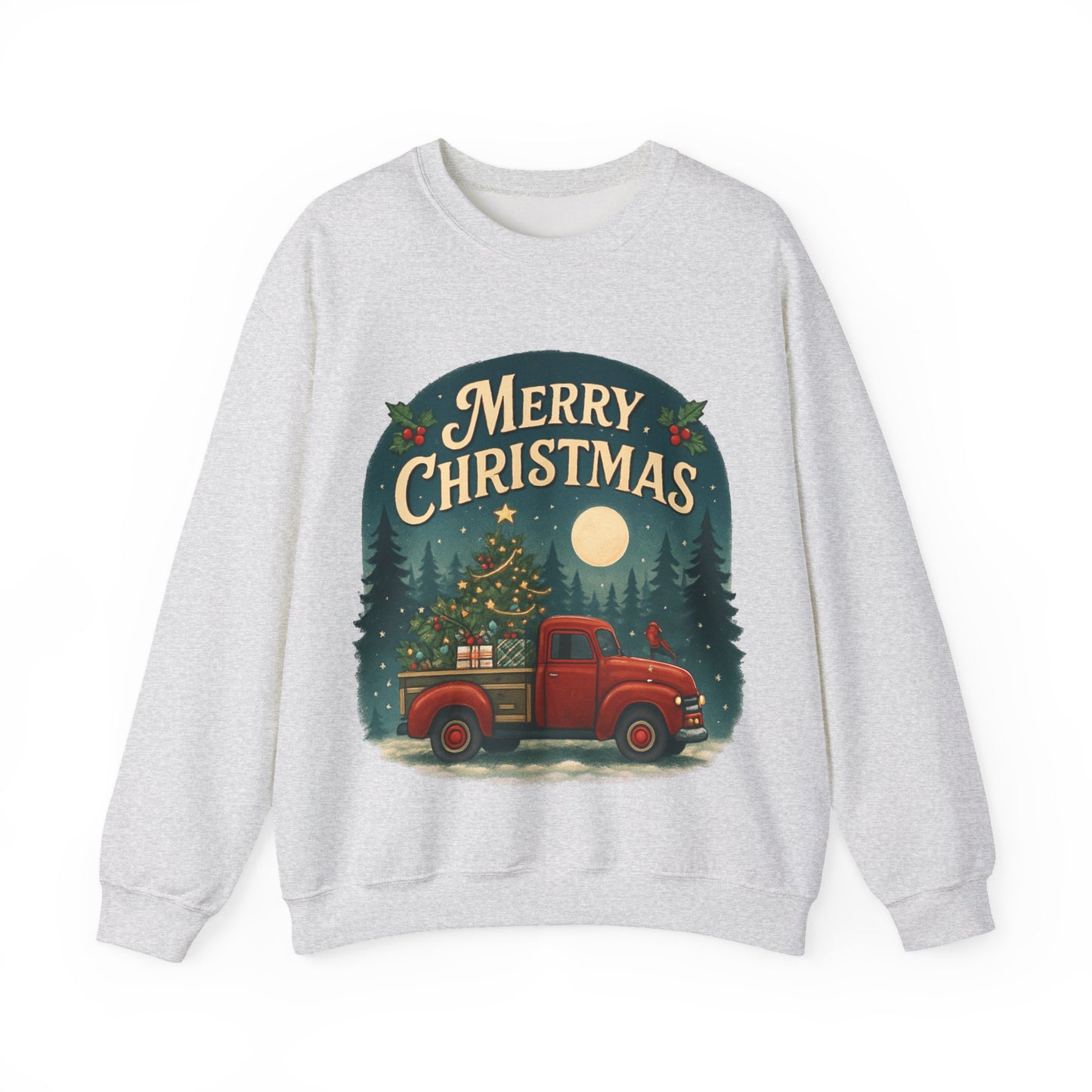 Merry Christmas Truck Sweatshirt