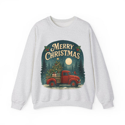 Merry Christmas Truck Sweatshirt