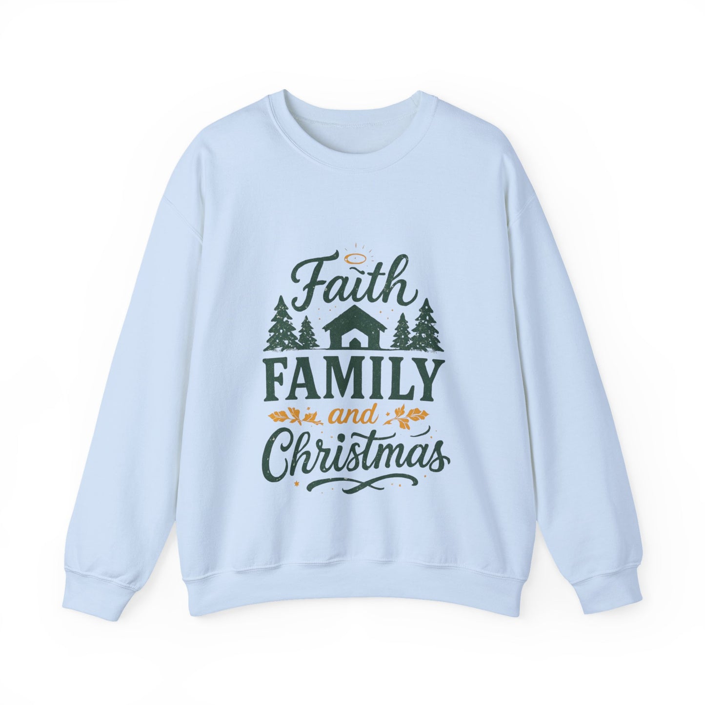 Faith Family Christmas Sweatshirt