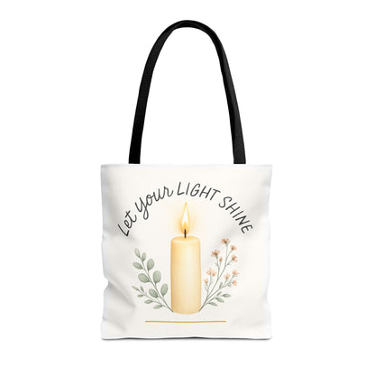 "Let Your Light Shine" - Tote Bag (AOP)