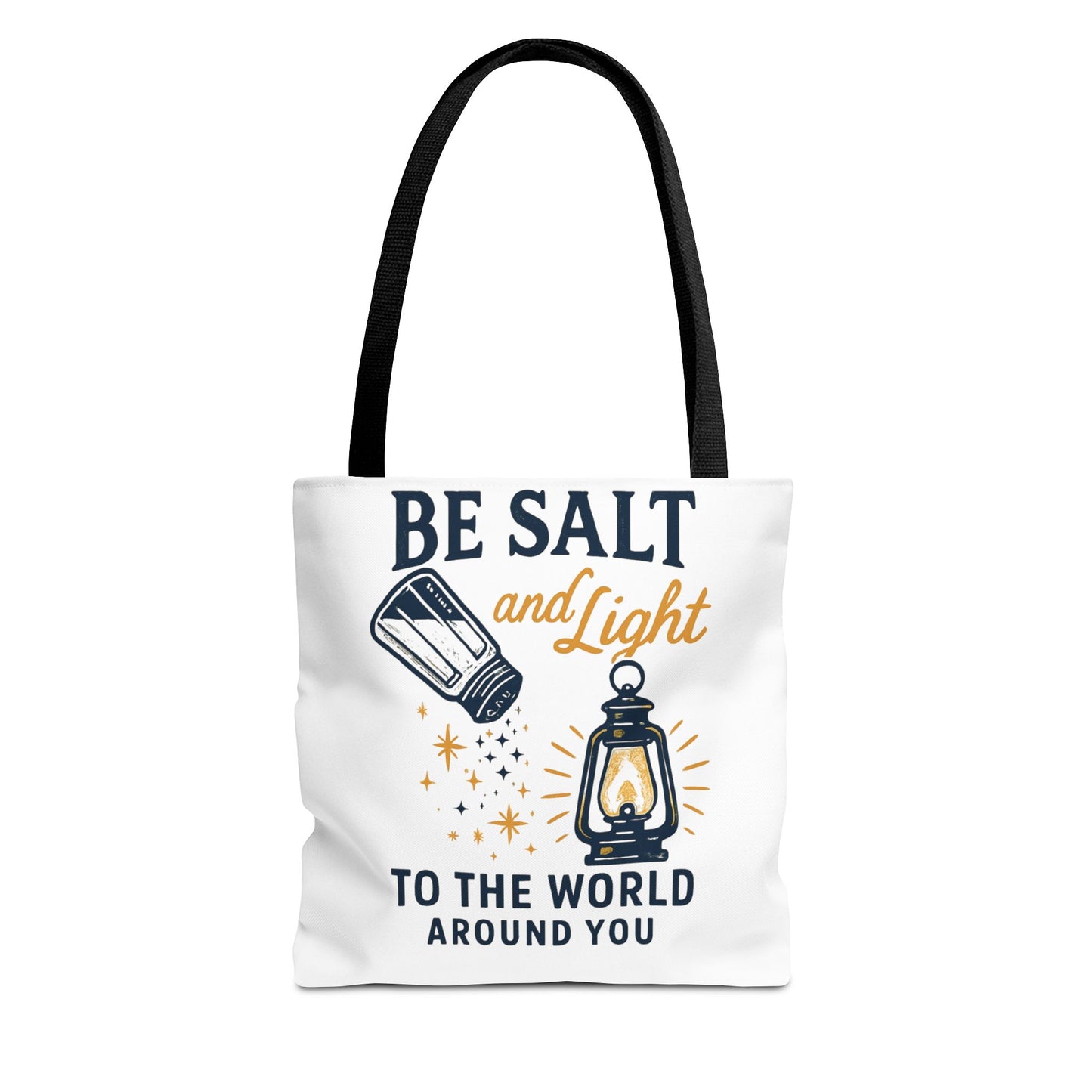 "Be Salt and Light" - Inspirational Tote Bag- Eco-Friendly Canvas, Perfect Gift for Graduations, Birthdays, or Everyday Use