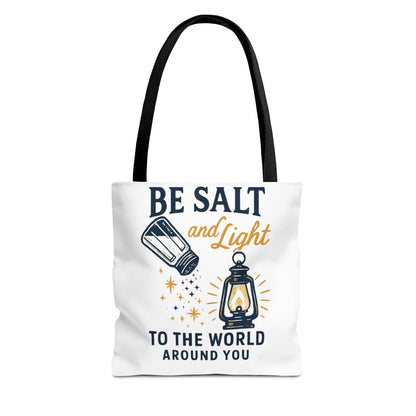 "Be Salt and Light" - Inspirational Tote Bag- Eco-Friendly Canvas, Perfect Gift for Graduations, Birthdays, or Everyday Use