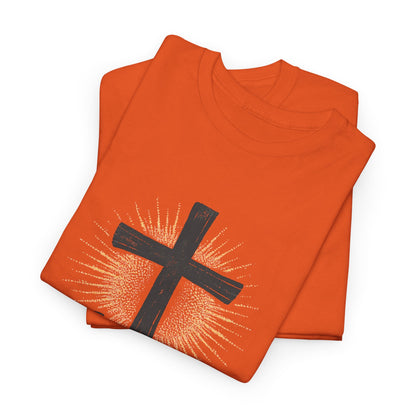 "Jesus is Life" - Front and Back - Faith-Inspired Unisex Heavy Cotton Tee