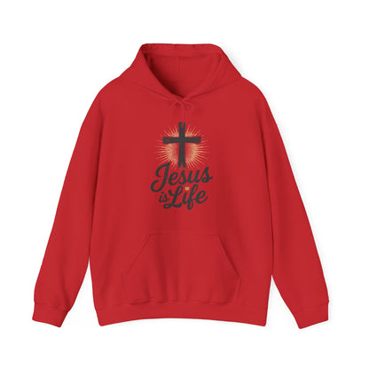 Jesus is Life" - Unisex Hoody - Comfortable & Inspirational Sweatshirt