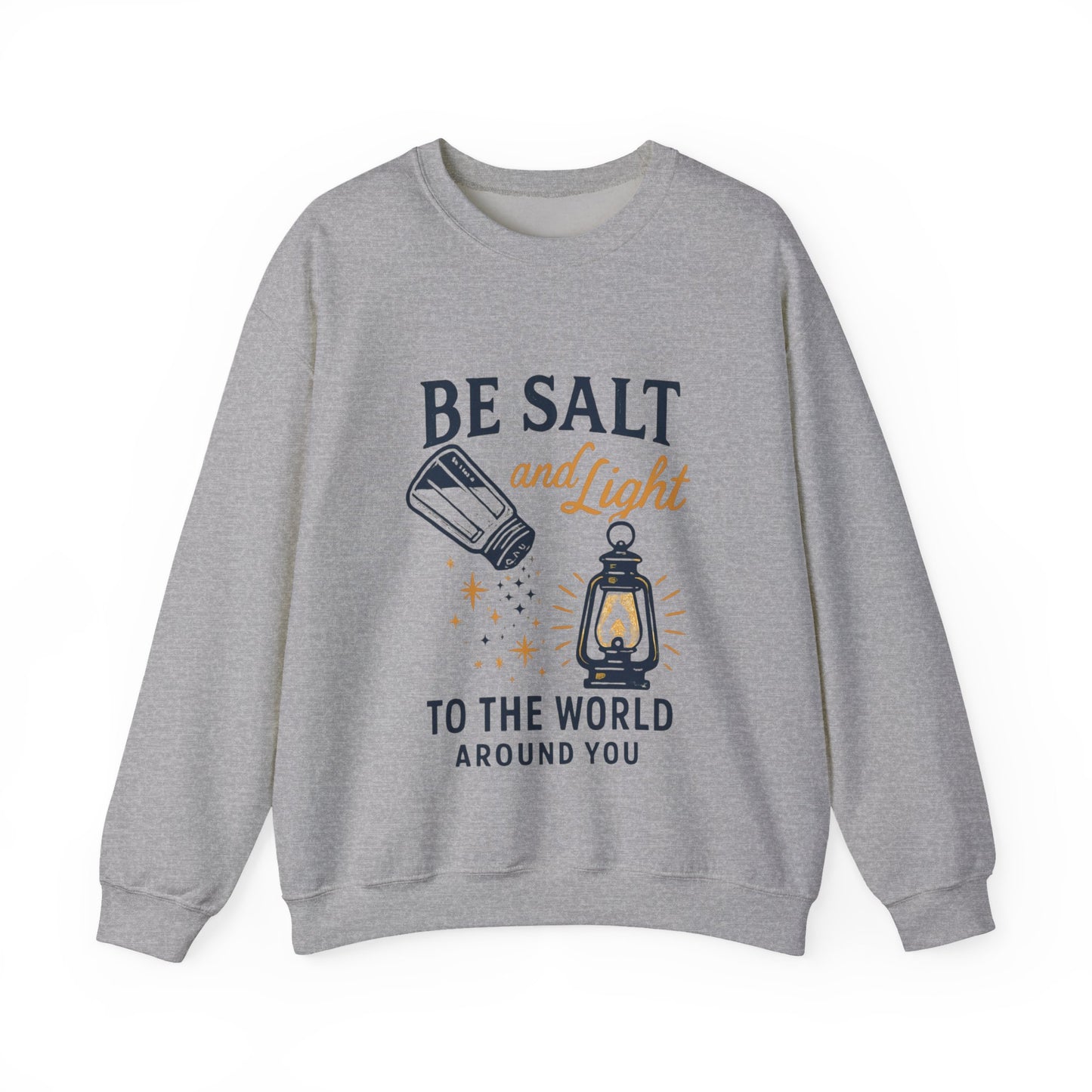 "Be Salt and Light to the World" - Unisex Heavy Blend™ Crewneck Sweatshirt