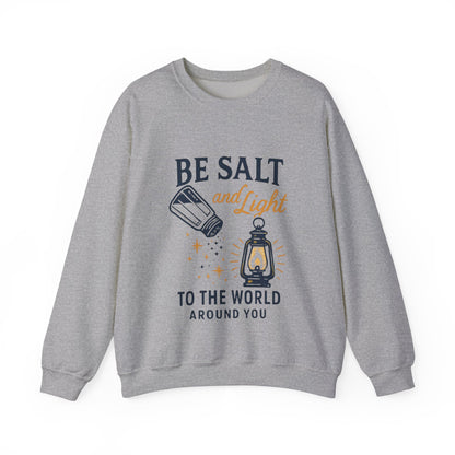 "Be Salt and Light to the World" - Unisex Heavy Blend™ Crewneck Sweatshirt