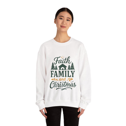 Faith Family Christmas Sweatshirt
