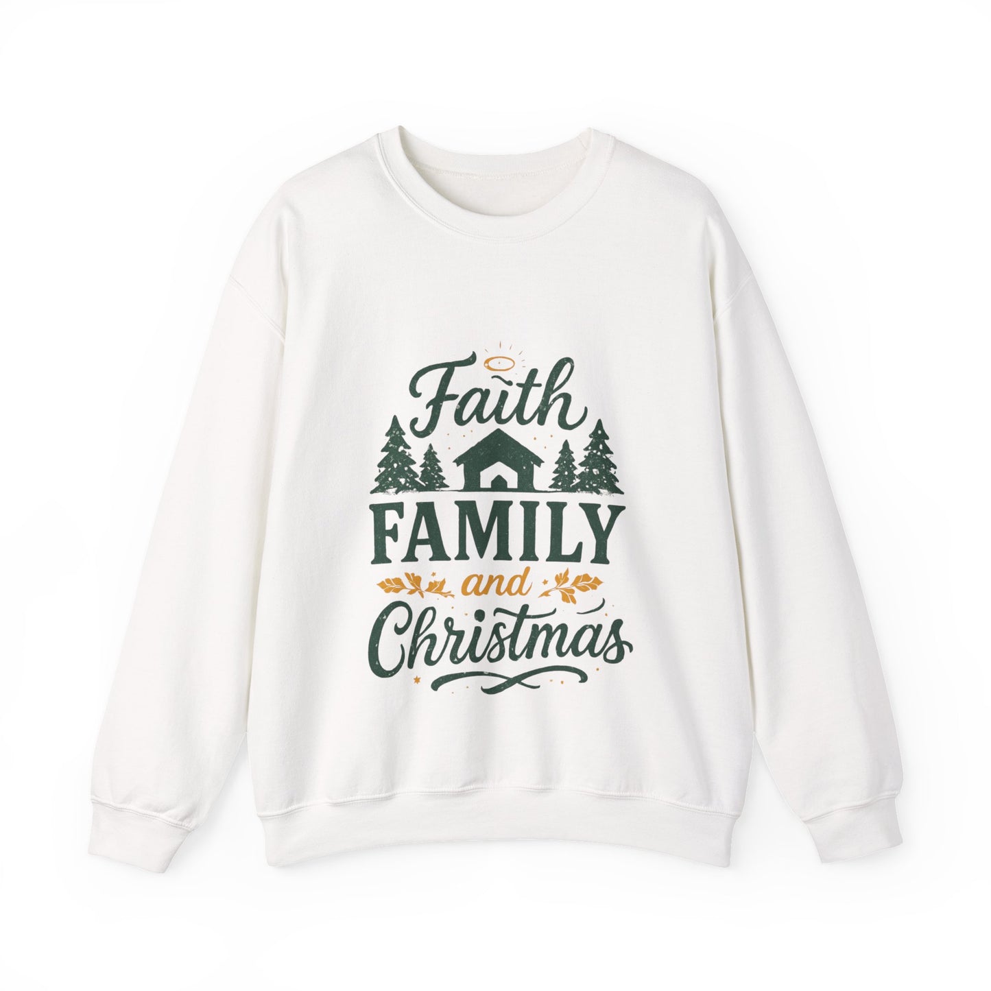 Faith Family Christmas Sweatshirt