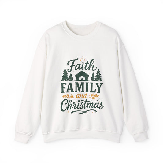 Faith Family Christmas Sweatshirt