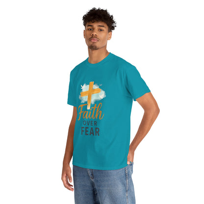 Faith Over Fear Unisex Heavy Cotton Tee