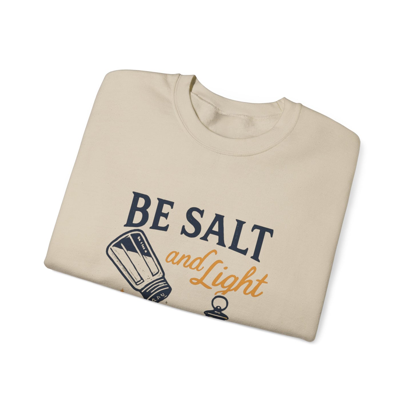 "Be Salt and Light to the World" - Unisex Heavy Blend™ Crewneck Sweatshirt
