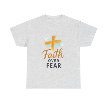 Faith Over Fear Unisex Heavy Cotton Tee