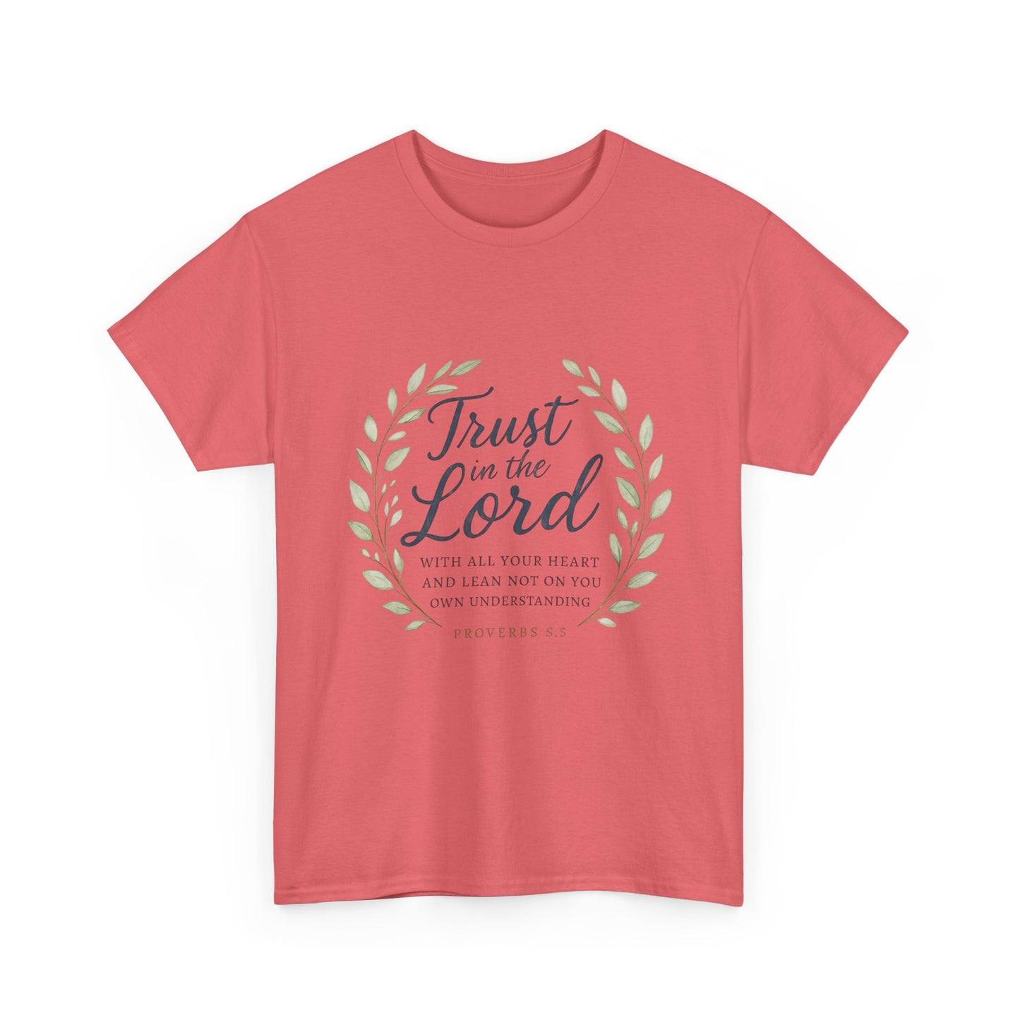 " Trust in the Lord" - Faith-Inspired Unisex Tee - Comfortable Cotton Shirt, Everyday Wear