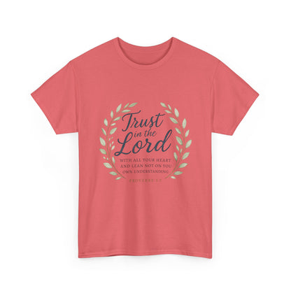 " Trust in the Lord" - Faith-Inspired Unisex Tee - Comfortable Cotton Shirt, Everyday Wear