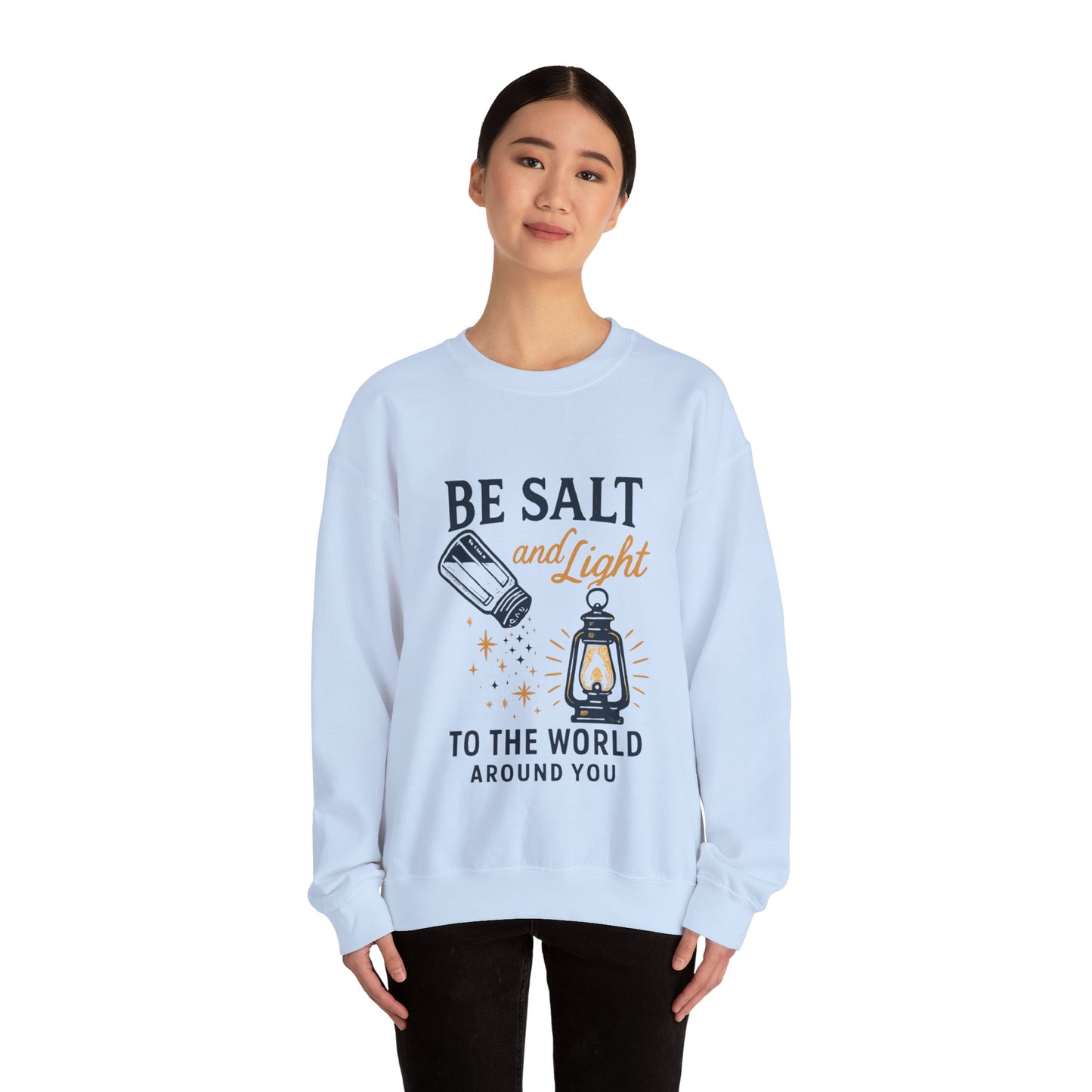 "Be Salt and Light to the World" - Unisex Heavy Blend™ Crewneck Sweatshirt