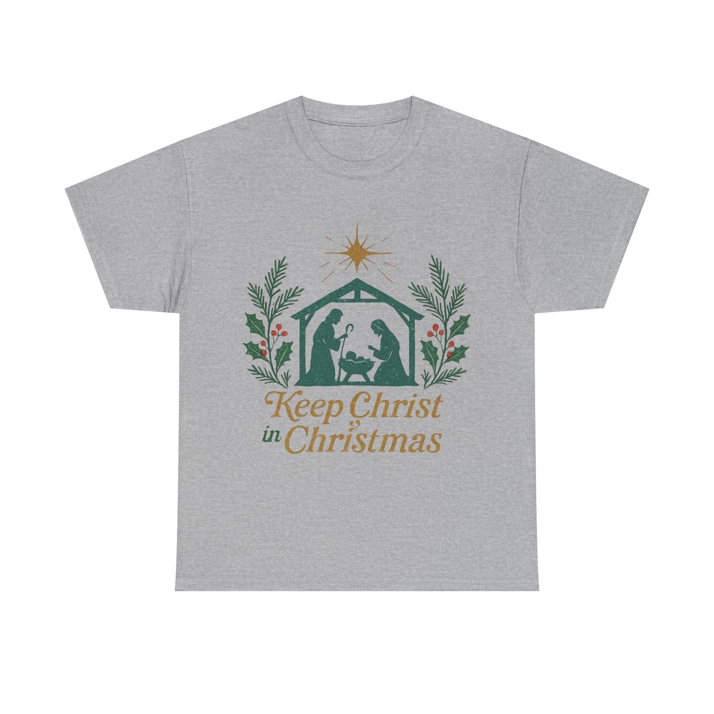 Keep Christ in Christmas Unisex Heavy Cotton Tee
