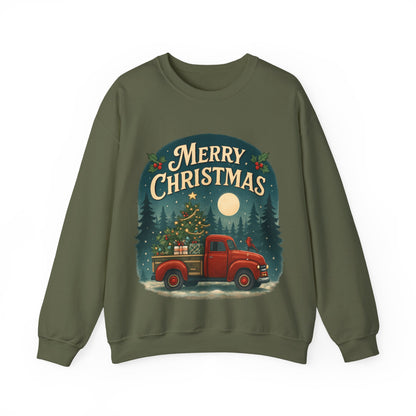 Merry Christmas Truck Sweatshirt