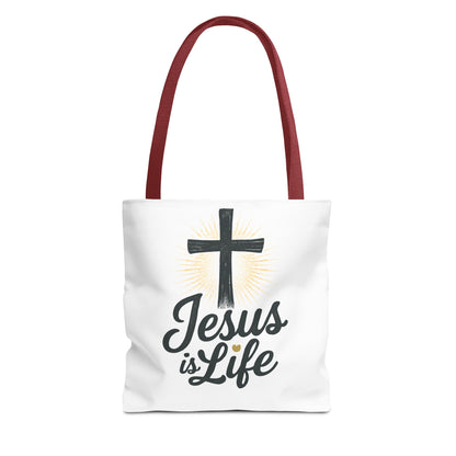 Inspirational Jesus Tote Bag - Faith-Based Carry All