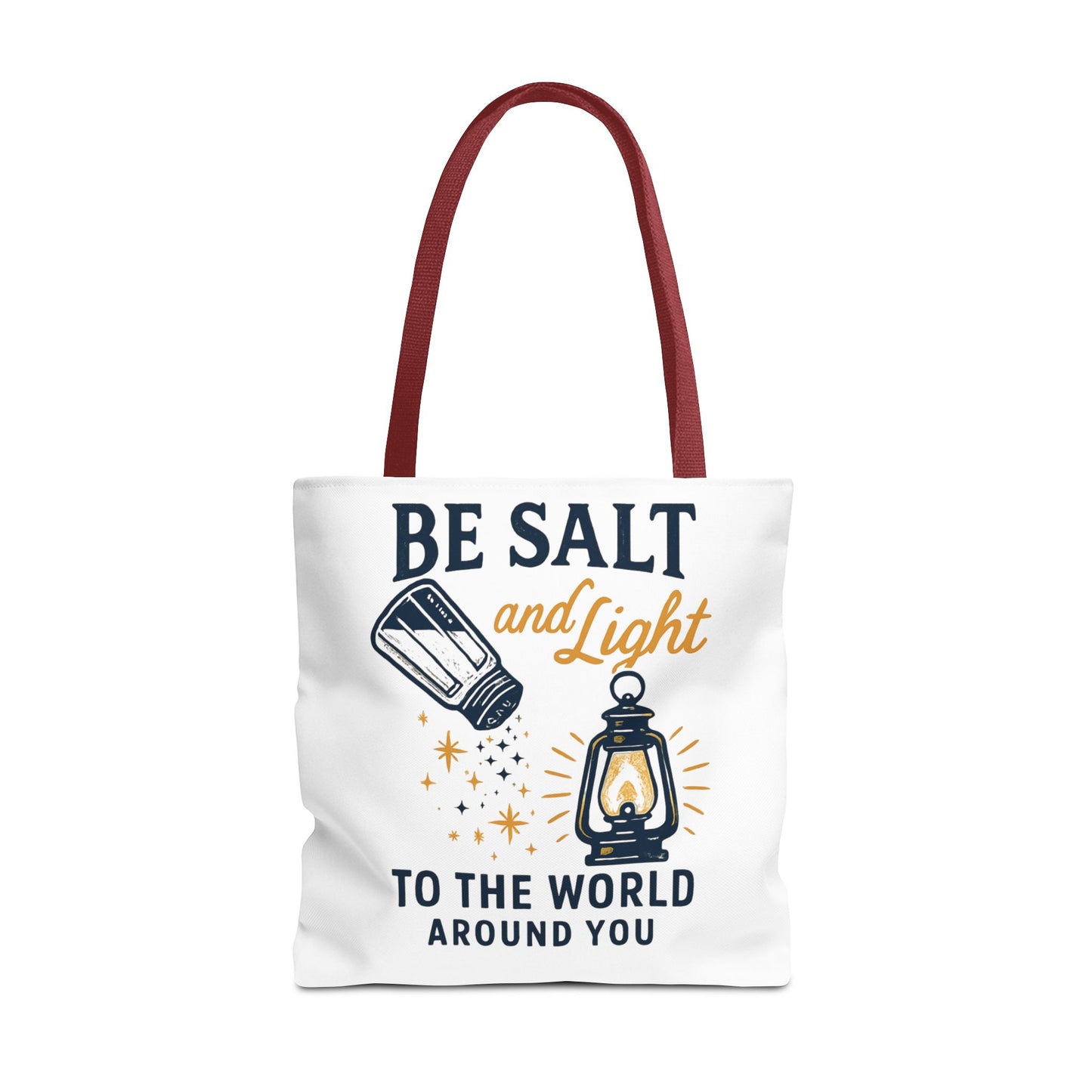 "Be Salt and Light" - Inspirational Tote Bag- Eco-Friendly Canvas, Perfect Gift for Graduations, Birthdays, or Everyday Use