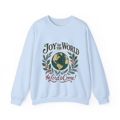 "Joy to the World, the Lord is Come" - Unisex Heavy Blend™ Crewneck Sweatshirt