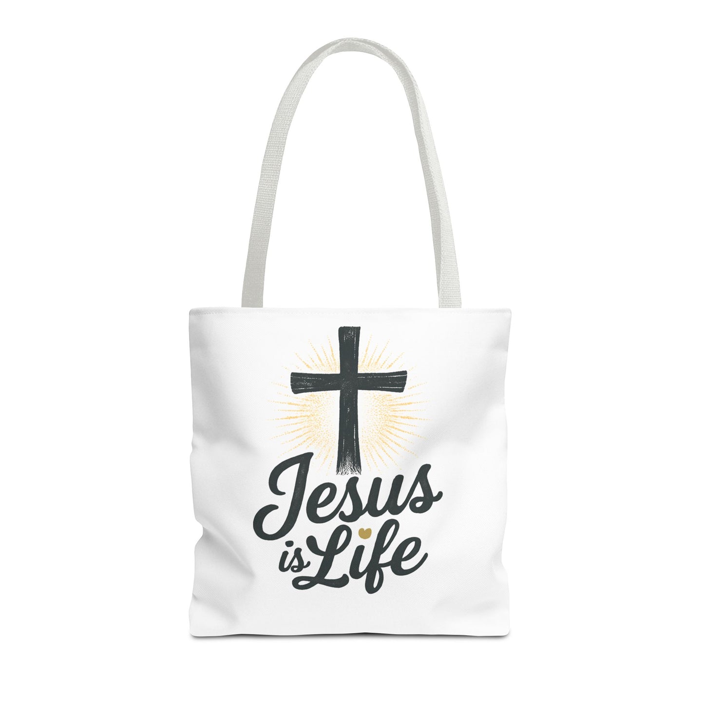 Inspirational Jesus Tote Bag - Faith-Based Carry All