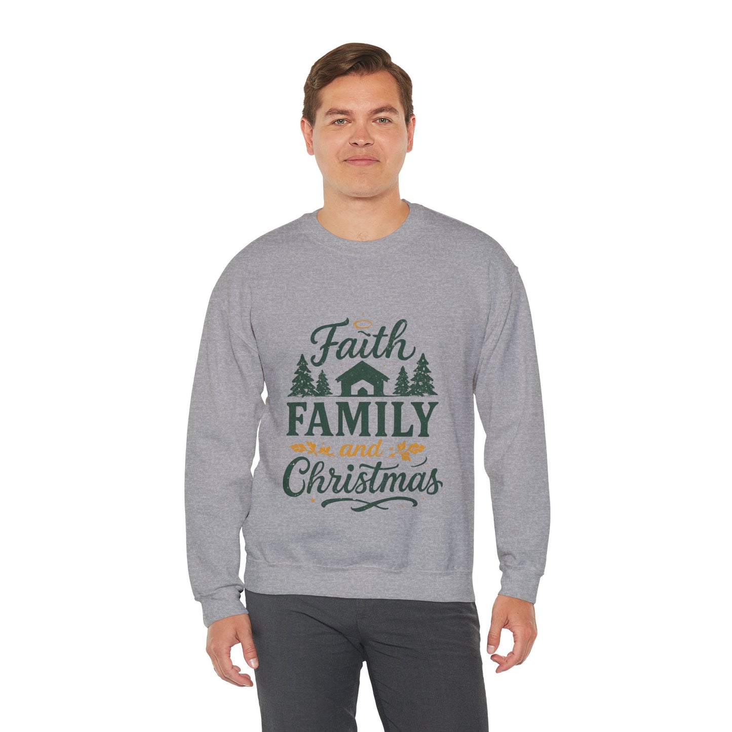 Faith Family Christmas Sweatshirt
