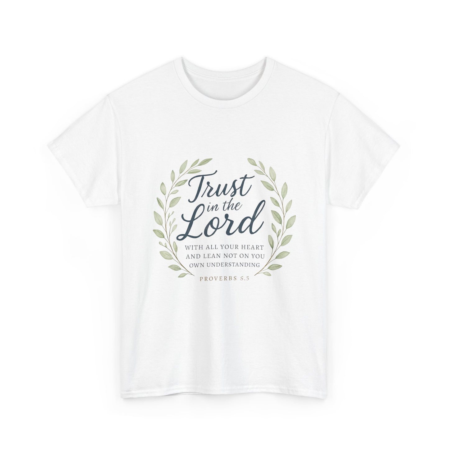 " Trust in the Lord" - Faith-Inspired Unisex Tee - Comfortable Cotton Shirt, Everyday Wear
