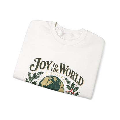 "Joy to the World, the Lord is Come" - Unisex Heavy Blend™ Crewneck Sweatshirt